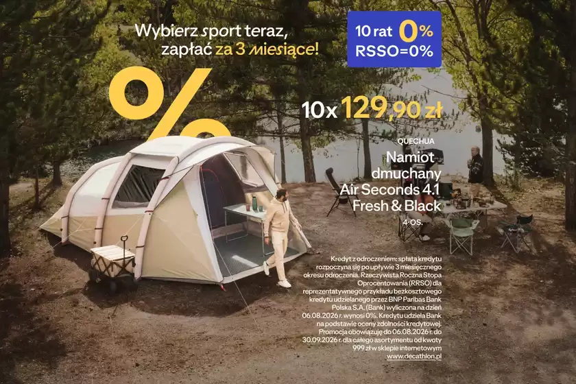 Katalog Decathlon | Letnia wyprzedaż | 2026-08-11T00:00:00.000Z - 2026-08-30T00:00:00.000Z
