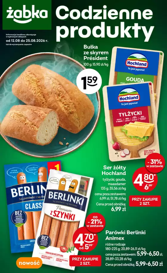 Katalog Żabka | Najlepsze oferty dla oszczędnych | 2026-08-12T00:00:00.000Z - 2026-08-25T00:00:00.000Z