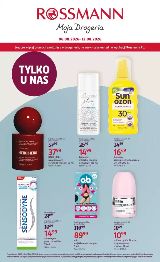 Katalog Rossmann | Rossmann gazetka | 2026-08-06T00:00:00.000Z - 2026-08-12T00:00:00.000Z