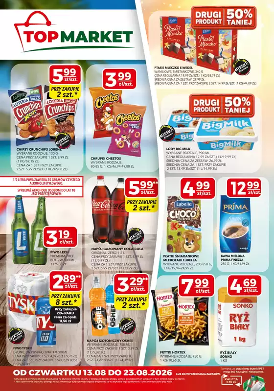Katalog Top Market w: Kamień Pomorski | Najlepsze oferty dla wszystkich łowców okazji | 2026-08-13T00:00:00.000Z - 2026-08-23T00:00:00.000Z