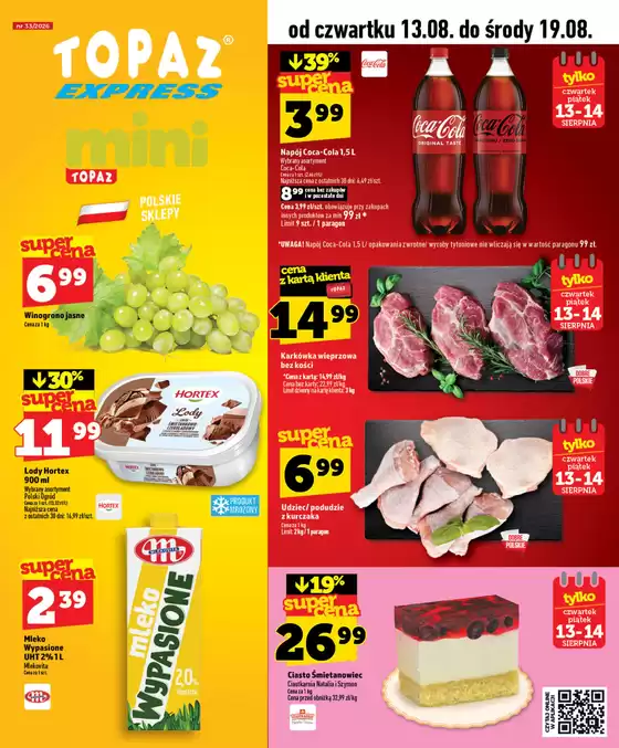 Katalog Topaz w: Opole | Szeroki wybór ofert | 2026-08-13T00:00:00.000Z - 2026-08-19T00:00:00.000Z