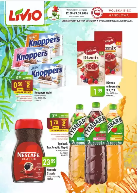 Katalog Livio | Najlepsze oferty dla wszystkich klientów | 2026-08-12T00:00:00.000Z - 2026-08-23T00:00:00.000Z