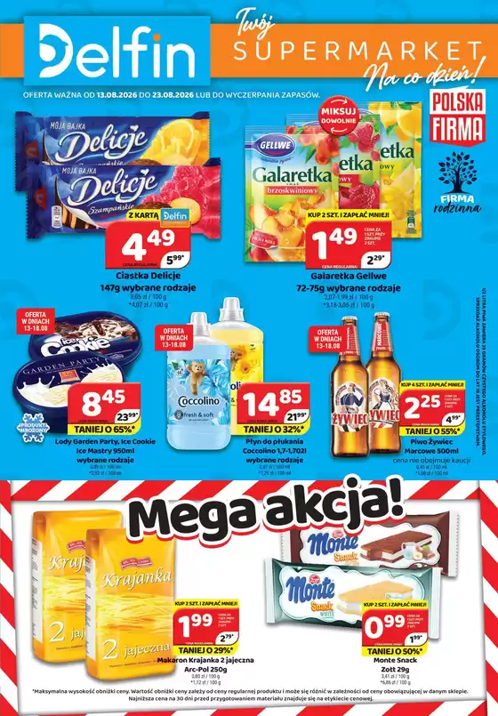 Katalog Delfin w: Żołynia | Delfin gazetka | 2026-08-13T00:00:00.000Z - 2026-08-23T00:00:00.000Z