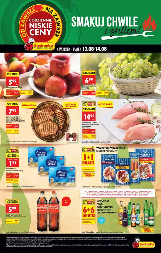 Katalog Biedronka w: Piotrków Trybunalski | Najlepsze oferty i rabaty | 2026-08-13T00:00:00.000Z - 2026-08-14T00:00:00.000Z