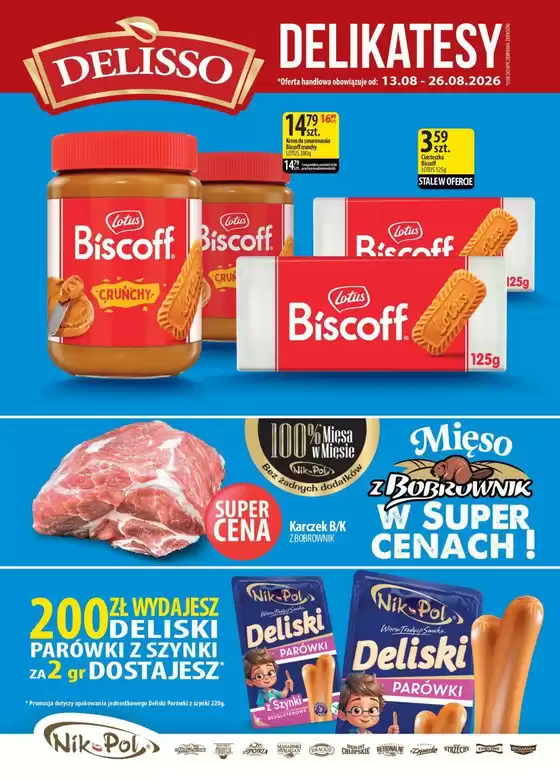 Katalog Delisso Delikatesy | Delisso Delikatesy gazetka | 2026-08-13T00:00:00.000Z - 2026-08-26T00:00:00.000Z