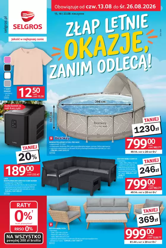 Katalog Selgros | Katalog Hot Summer Black weeks | 2026-08-13T00:00:00.000Z - 2026-08-26T00:00:00.000Z