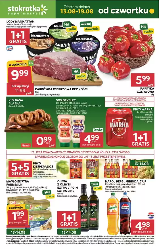 Katalog Stokrotka | Supermarket | 2026-08-13T00:00:00.000Z - 2026-08-19T00:00:00.000Z