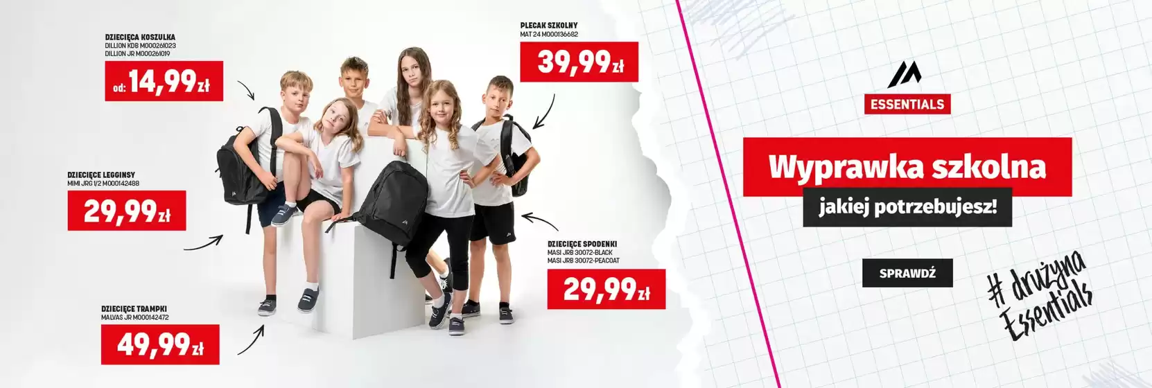 Katalog Martes Sport | Wyprawka szkolna jakiej potrzebujesz! | 2026-08-13T00:00:00.000Z - 2026-08-30T00:00:00.000Z
