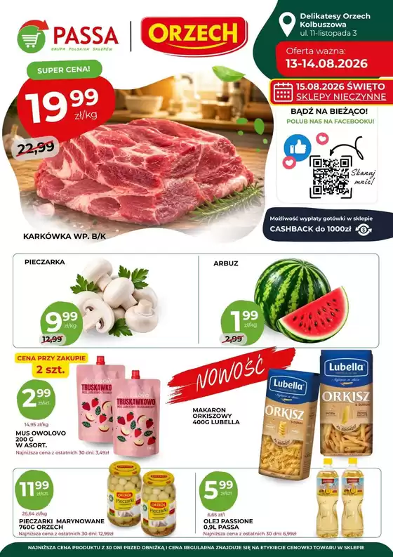 Katalog Orzech | Ekskluzywne oferty i okazje | 2026-08-13T00:00:00.000Z - 2026-08-14T00:00:00.000Z