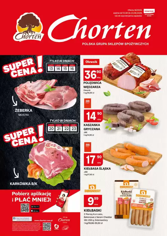 Katalog Chorten | Plakat wędliny 16 | 2026-08-13T00:00:00.000Z - 2026-08-23T00:00:00.000Z