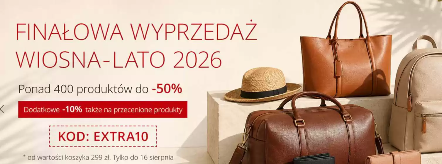 Katalog Skorzana | Finałowa wyprzedaż -lato 2026 | 2026-08-14T00:00:00.000Z - 2026-08-31T00:00:00.000Z