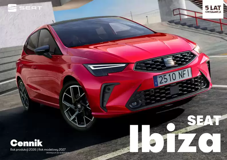 Katalog Seat | CENNIK SEAT IBIZA KJG MY27PY26W14 2026 08 10 V01E | 2026-01-01T00:00:00.000Z - 2026-12-31T00:00:00.000Z
