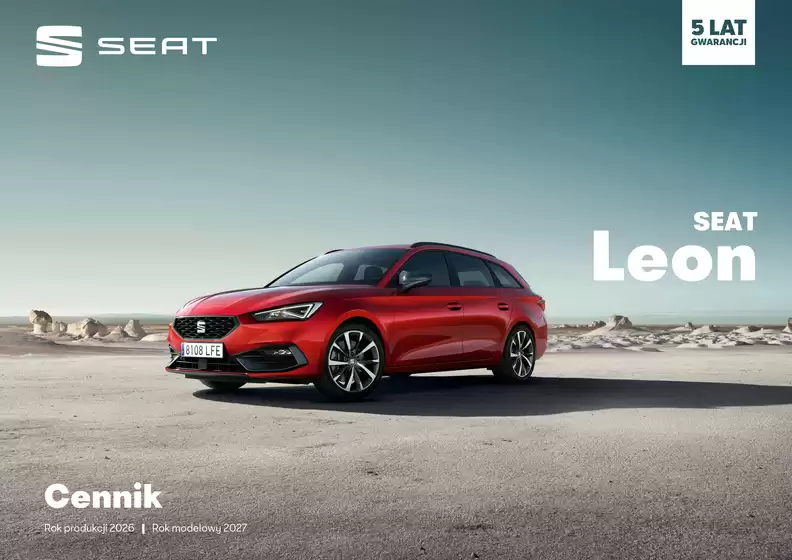 Katalog Seat | CENNIK SEAT LEON KL MY27PY26W38 2026 08 10 V01A | 2026-01-01T00:00:00.000Z - 2026-12-31T00:00:00.000Z