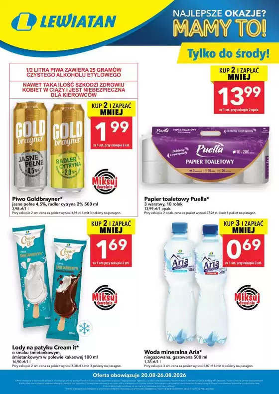Katalog Lewiatan w: Bisztynek | Nasze najlepsze oferty dla Ciebie | 2026-08-20T00:00:00.000Z - 2026-08-26T00:00:00.000Z