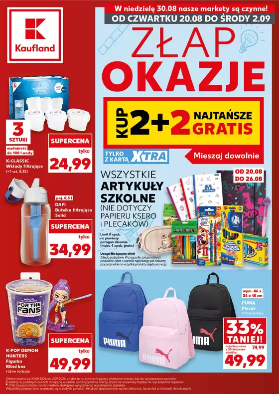 Katalog Kaufland | Kaufland Non food ważne do 2.09 | 2026-08-20T00:00:00.000Z - 2026-09-02T00:00:00.000Z