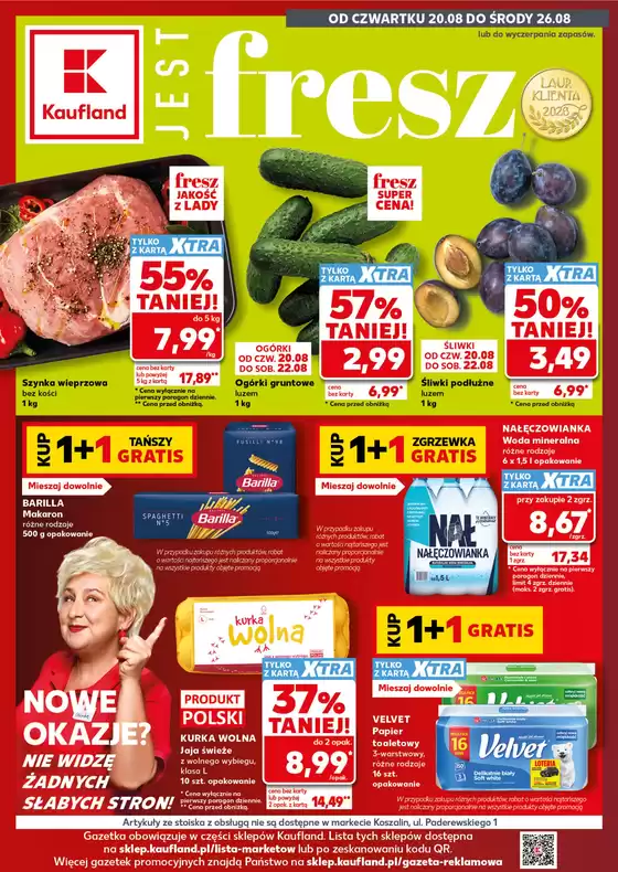 Katalog Kaufland w: Przylep | Kaufland Gazetka Tygodnia ważne do 26.08 | 2026-08-20T00:00:00.000Z - 2026-08-26T00:00:00.000Z