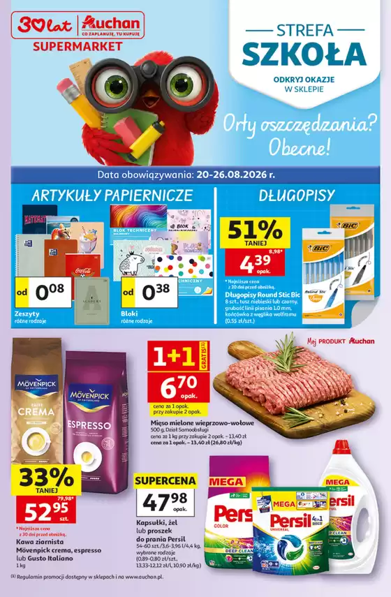 Katalog Auchan w: Dąbrowa Górnicza | Gazetka 30 Lat Supermarket Auchan | 2026-08-20T00:00:00.000Z - 2026-08-26T00:00:00.000Z