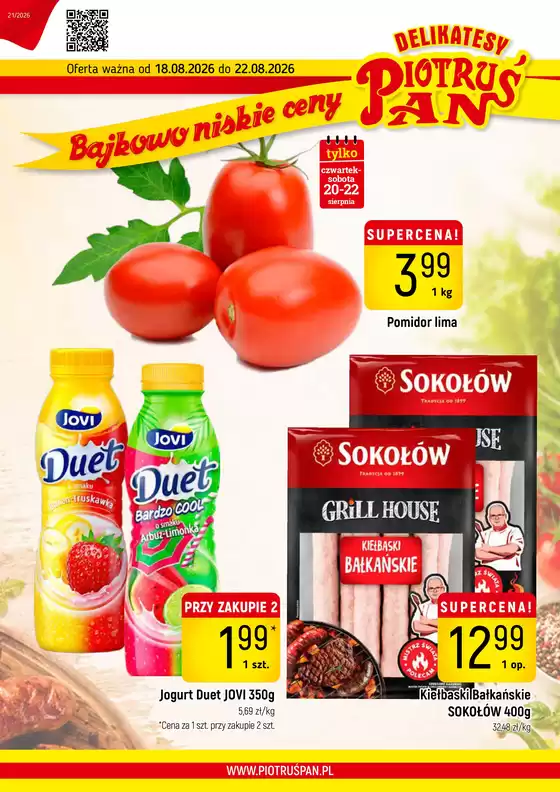Katalog Delikatesy Piotruś Pan | Detal 21 2026 | 2026-08-18T00:00:00.000Z - 2026-08-22T00:00:00.000Z