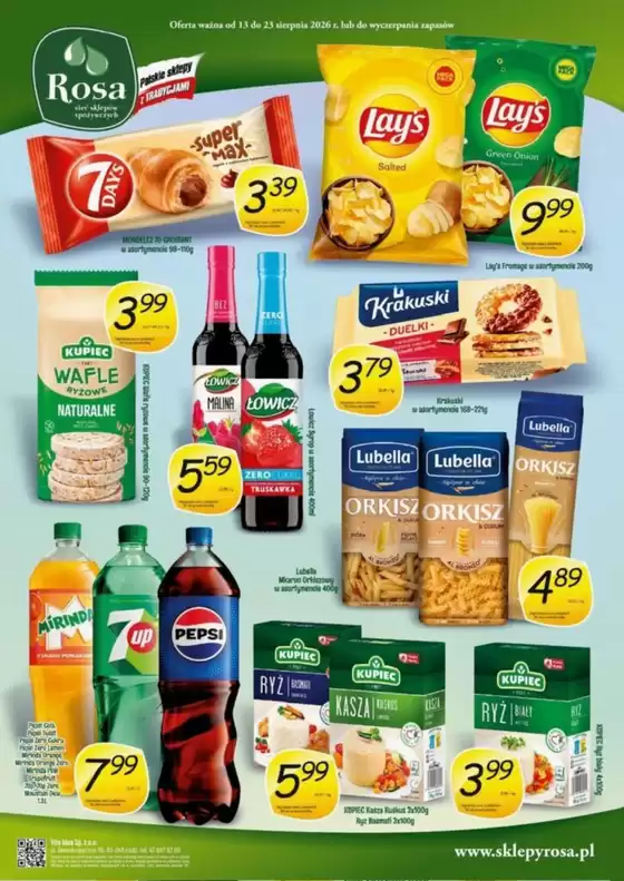 Katalog Rosa | Rosa gazetka | 2026-08-13T00:00:00.000Z - 2026-08-23T00:00:00.000Z