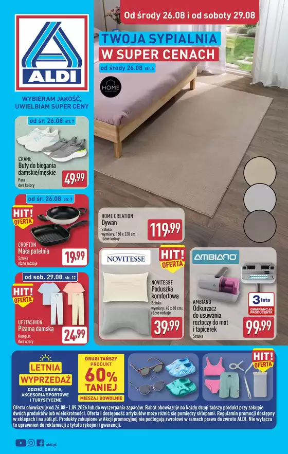 Katalog Aldi | Szeroki wybór ofert | 2026-08-26T00:00:00.000Z - 2026-09-01T00:00:00.000Z