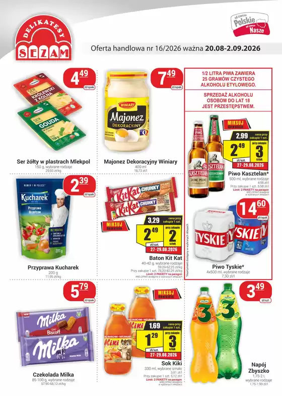 Katalog Nasz Sklep w: Żerków | Atrakcyjne oferty specjalne dla wszystkich | 2026-08-20T00:00:00.000Z - 2026-09-02T00:00:00.000Z