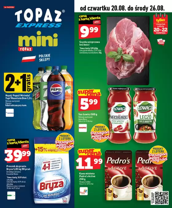 Katalog Topaz w: Żerków | Najlepsze oferty dla oszczędnych | 2026-08-20T00:00:00.000Z - 2026-08-26T00:00:00.000Z