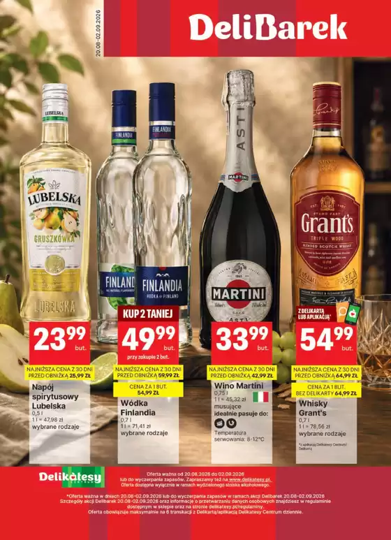Katalog Delikatesy Centrum w: Staszów | Najlepsze oferty dla wszystkich łowców okazji | 2026-08-20T00:00:00.000Z - 2026-09-02T00:00:00.000Z