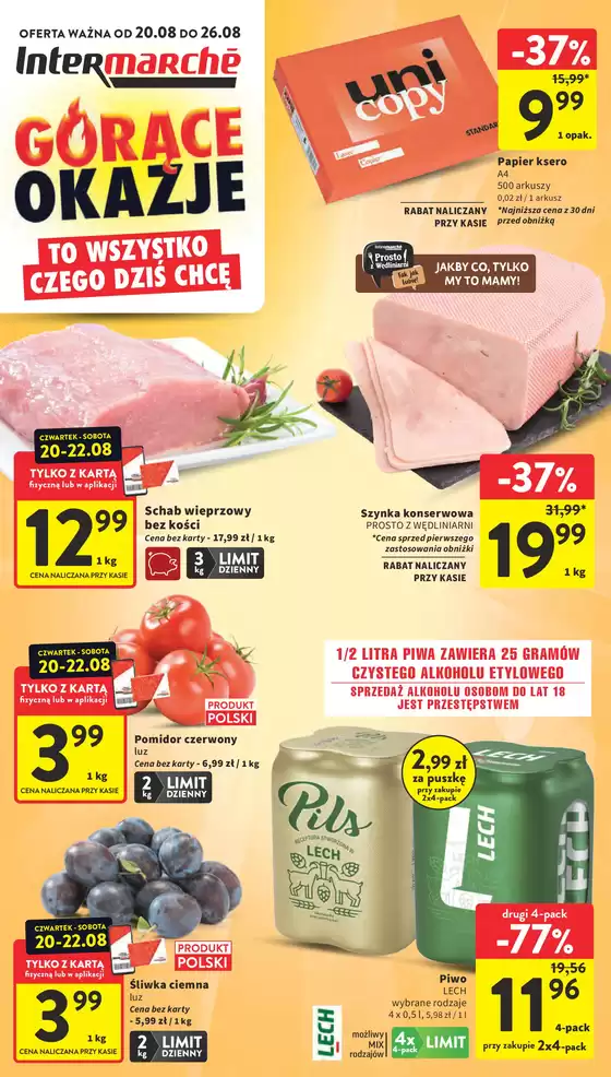 Katalog Intermarche w: Chludowo | Intermarche gazetka | 2026-08-20T00:00:00.000Z - 2026-08-26T00:00:00.000Z