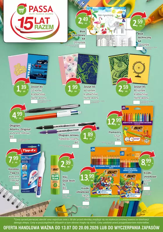 Katalog Passa | Plakat Szkoła | 2026-08-20T00:00:00.000Z - 2026-09-02T00:00:00.000Z