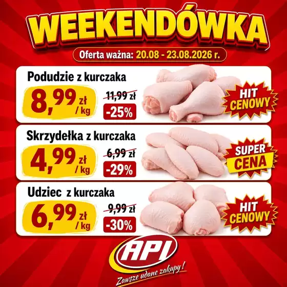 Katalog API MARKET | Weekend wchodzi  | 2026-08-20T00:00:00.000Z - 2026-08-23T00:00:00.000Z