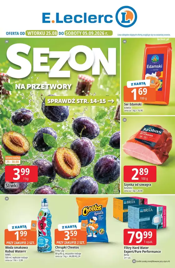 Katalog E.Leclerc w: Nienadówka | Najlepsze oferty dla wszystkich klientów | 2026-08-25T00:00:00.000Z - 2026-09-05T00:00:00.000Z
