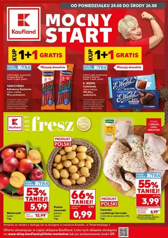 Katalog Kaufland | Kaufland Mocny Start ważne do 26.08 | 2026-08-24T00:00:00.000Z - 2026-08-26T00:00:00.000Z