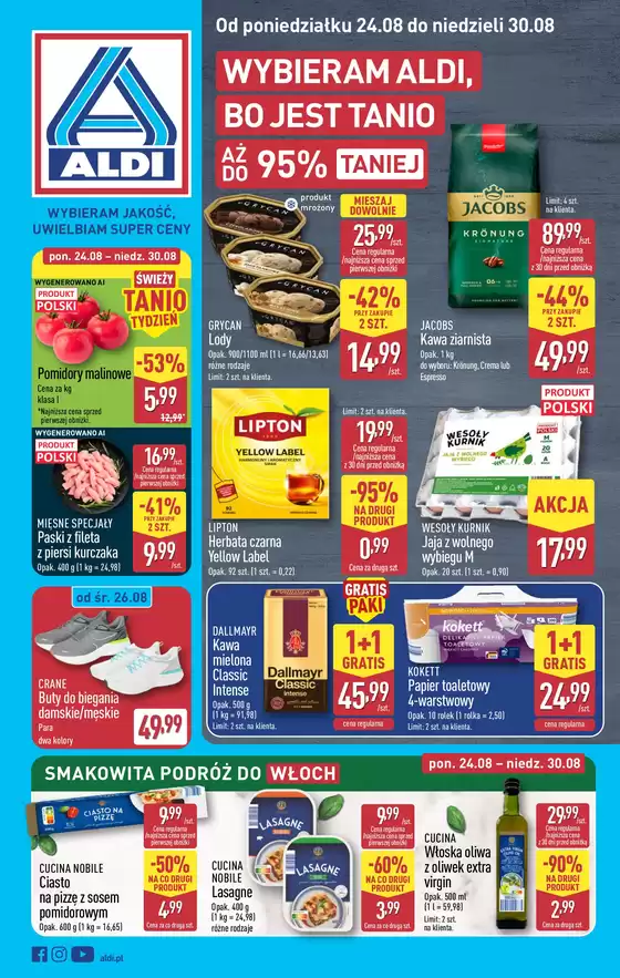 Katalog Aldi w: Pabianice | Aldi gazetka | 2026-08-24T00:00:00.000Z - 2026-08-30T00:00:00.000Z