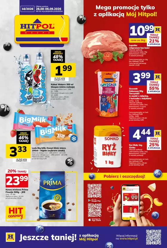 Katalog Hitpol w: Czerwonak | Hitpol gazetka | 2026-08-28T00:00:00.000Z - 2026-09-06T00:00:00.000Z