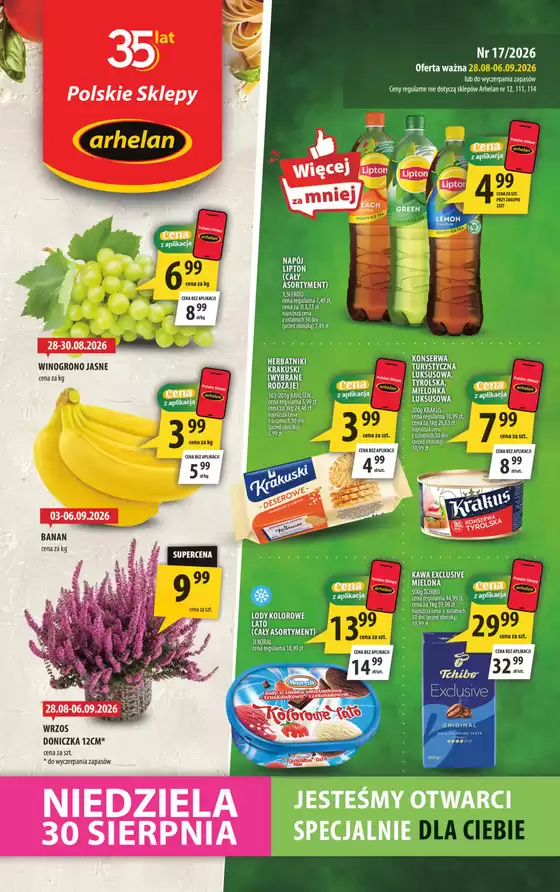 Katalog Arhelan w: Płock | Arhelan gazetka | 2026-08-28T00:00:00.000Z - 2026-09-06T00:00:00.000Z