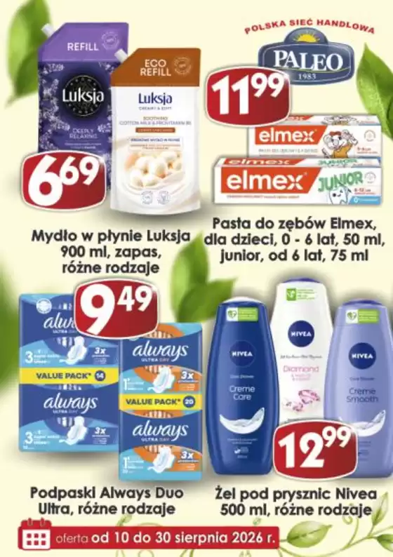 Katalog Delikatesy Paleo | Nasze najlepsze oferty dla Ciebie | 2026-08-10T00:00:00.000Z - 2026-08-30T00:00:00.000Z
