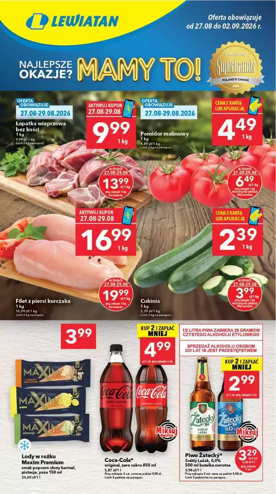 Katalog Lewiatan | Oszczędzaj teraz dzięki naszym ofertom | 2026-08-27T00:00:00.000Z - 2026-09-02T00:00:00.000Z