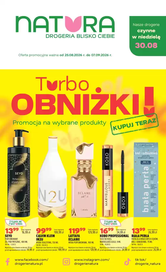 Katalog Drogerie Natura | 8fb8d8f0f2ca18a50ec9e0bed4bbc0df04722ff7 | 2026-08-25T00:00:00.000Z - 2026-09-07T00:00:00.000Z