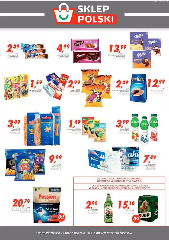 Katalog Sklep Polski | Sklep Polski gazetka | 2026-08-24T00:00:00.000Z - 2026-09-06T00:00:00.000Z