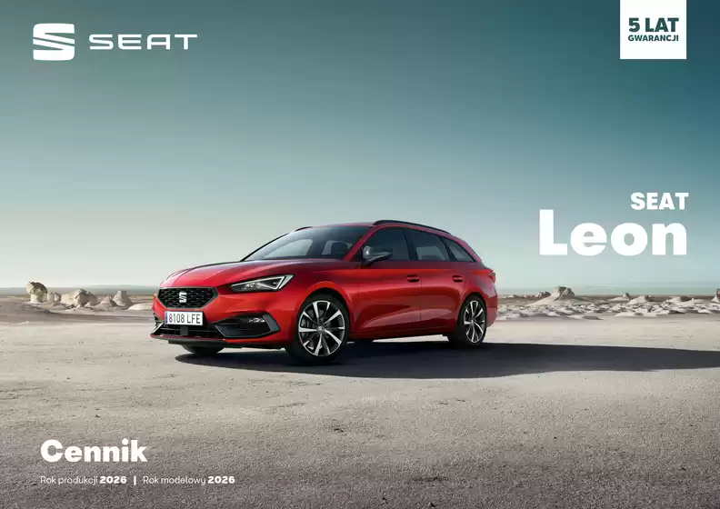 Katalog Seat | CENNIK SEAT LEON KL MY26PY26W01 2026 08 11 V01J | 2026-01-01T00:00:00.000Z - 2026-12-31T00:00:00.000Z