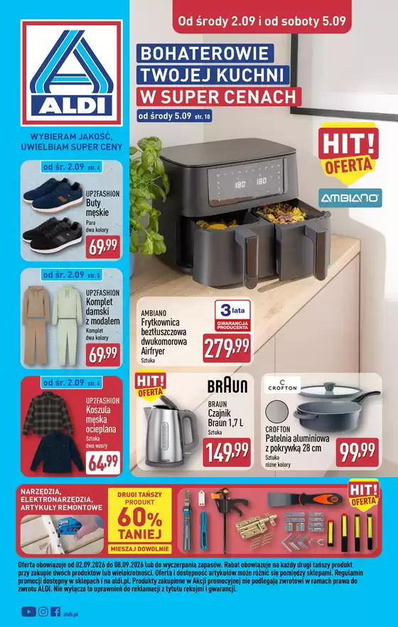 Katalog Aldi | Odkryj atrakcyjne oferty | 2026-09-02T00:00:00.000Z - 2026-09-08T00:00:00.000Z