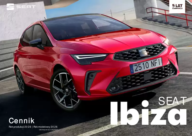 Katalog Seat | CENNIK SEAT IBIZA KJG MY26PY26W01 2026 08 11 V01E | 2026-01-01T00:00:00.000Z - 2026-12-31T00:00:00.000Z