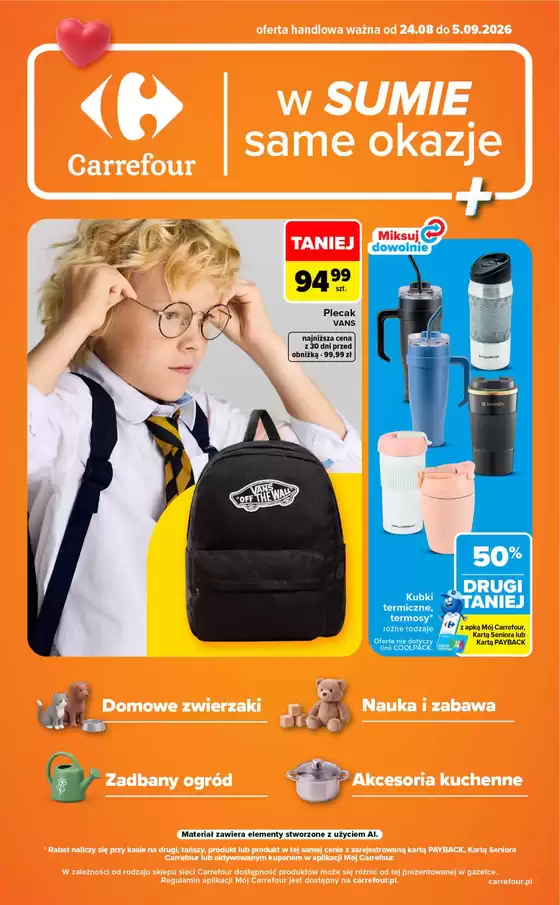 Katalog Carrefour | Gazetka Carrefour w SUMIE same okazje | 2026-08-23T00:00:00.000Z - 2026-09-05T00:00:00.000Z