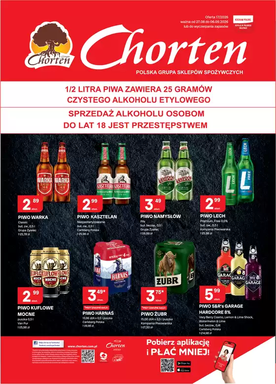 Katalog Chorten w: Wałbrzych | Plakat piwny 17 | 2026-08-27T00:00:00.000Z - 2026-09-06T00:00:00.000Z