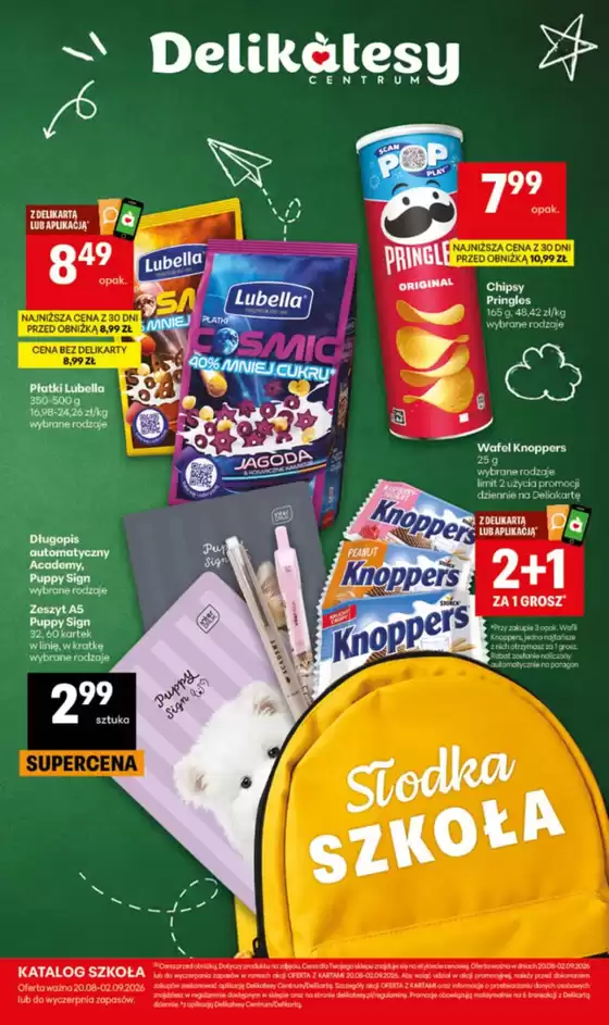 Katalog Delikatesy Centrum w: Kisielice | Rabaty i promocje | 2026-08-20T00:00:00.000Z - 2026-09-02T00:00:00.000Z