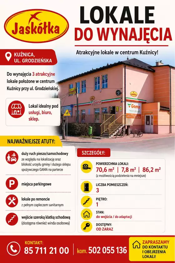 Katalog Jaskółka w: Ostrów Lubelski | Najlepsze oferty dla wszystkich klientów | 2026-08-26T00:00:00.000Z - 2026-09-09T00:00:00.000Z