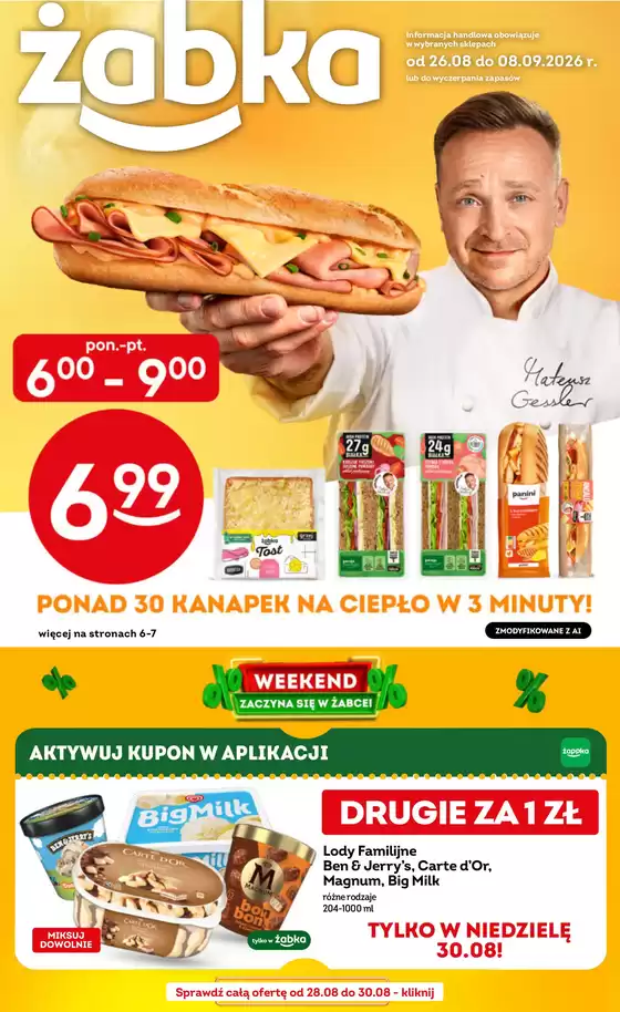 Katalog Żabka | Ekskluzywne oferty dla naszych klientów | 2026-08-26T00:00:00.000Z - 2026-09-08T00:00:00.000Z