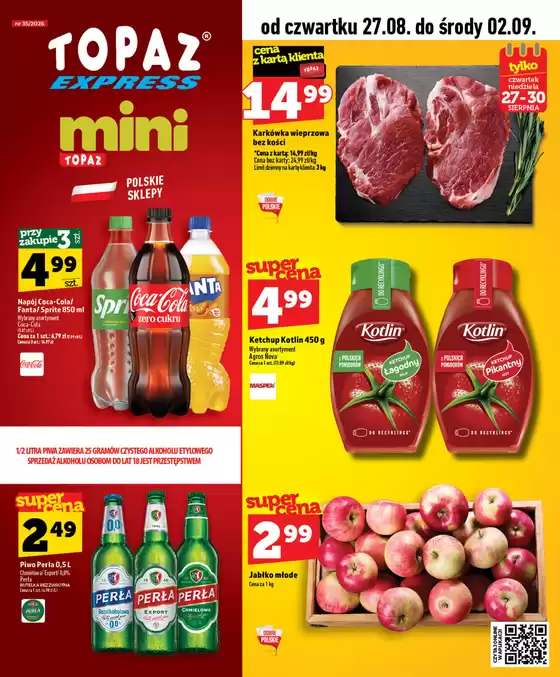 Katalog Topaz | Aktualne okazje i oferty | 2026-08-27T00:00:00.000Z - 2026-09-02T00:00:00.000Z