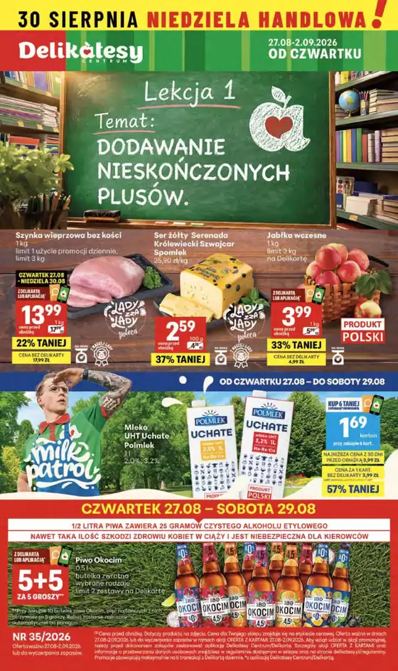 Katalog Delikatesy Centrum w: Góra Kalwaria | Ekskluzywne okazje | 2026-08-27T00:00:00.000Z - 2026-09-02T00:00:00.000Z