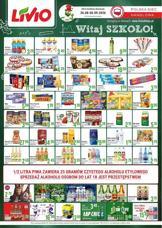 Katalog Livio | Livio gazetka | 2026-08-26T00:00:00.000Z - 2026-09-06T00:00:00.000Z